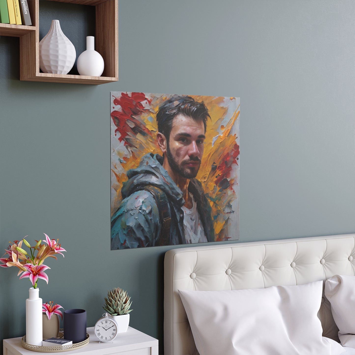 Indoor and Outdoor Silk Posters (Square 34)