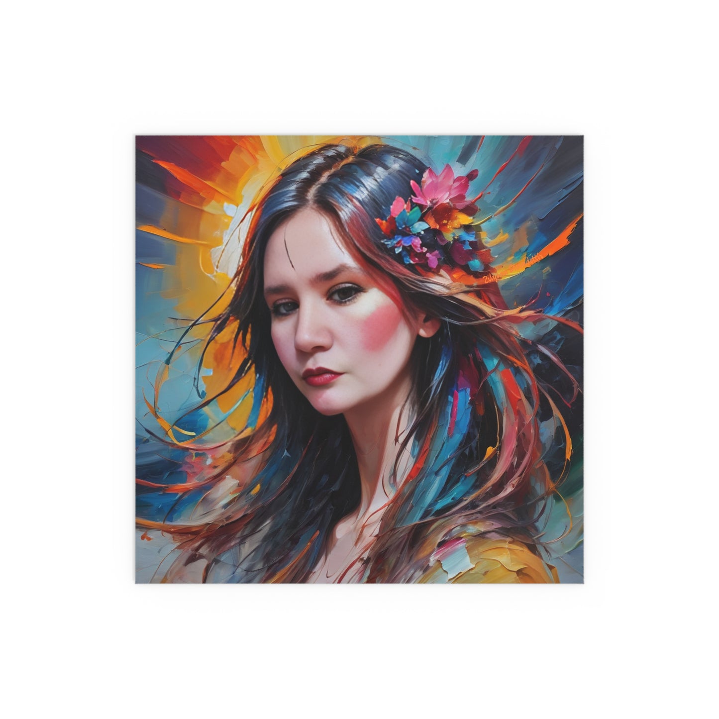 Indoor and Outdoor Silk Posters (Square 47)