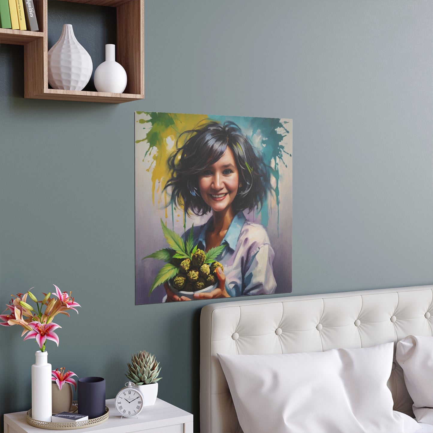 Indoor and Outdoor Silk Posters (Square 35)