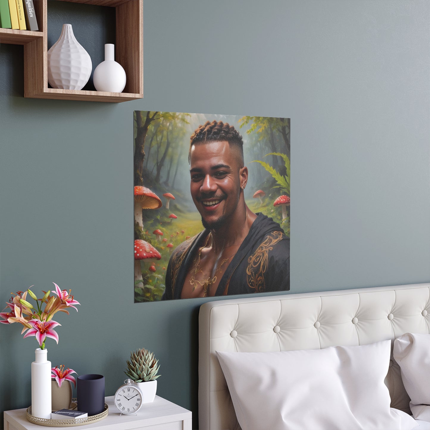 Indoor and Outdoor Silk Posters (Square 46)