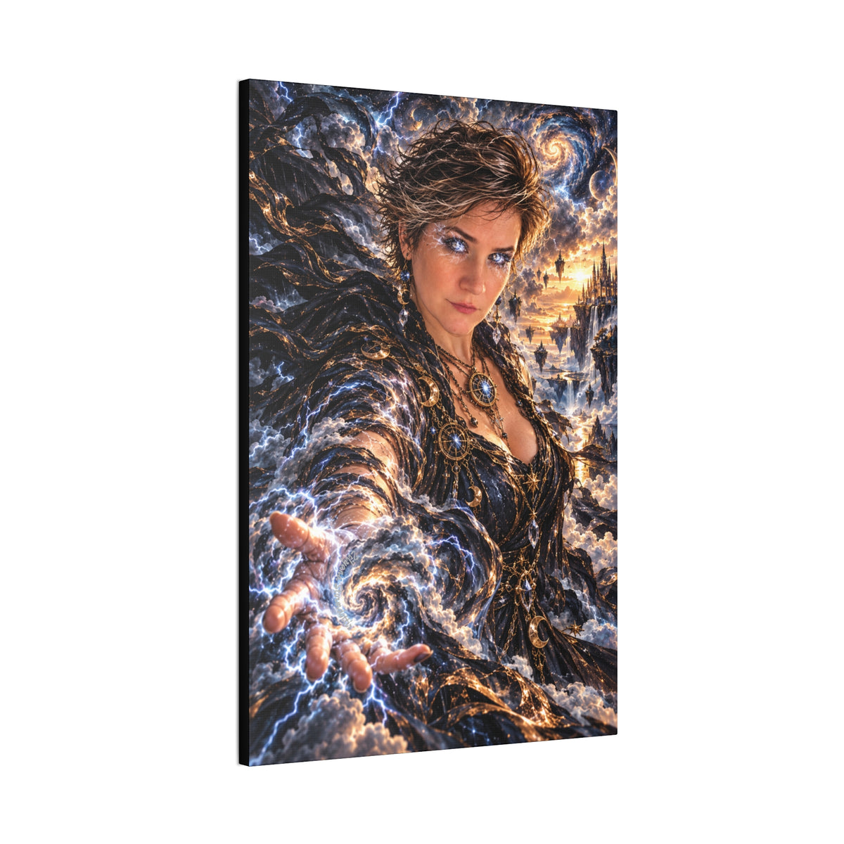 Become the Storm – Powerful Lightning Fantasy Art Print
