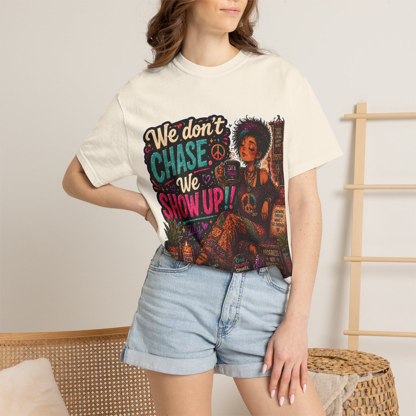 Show Up Over Chase Tee