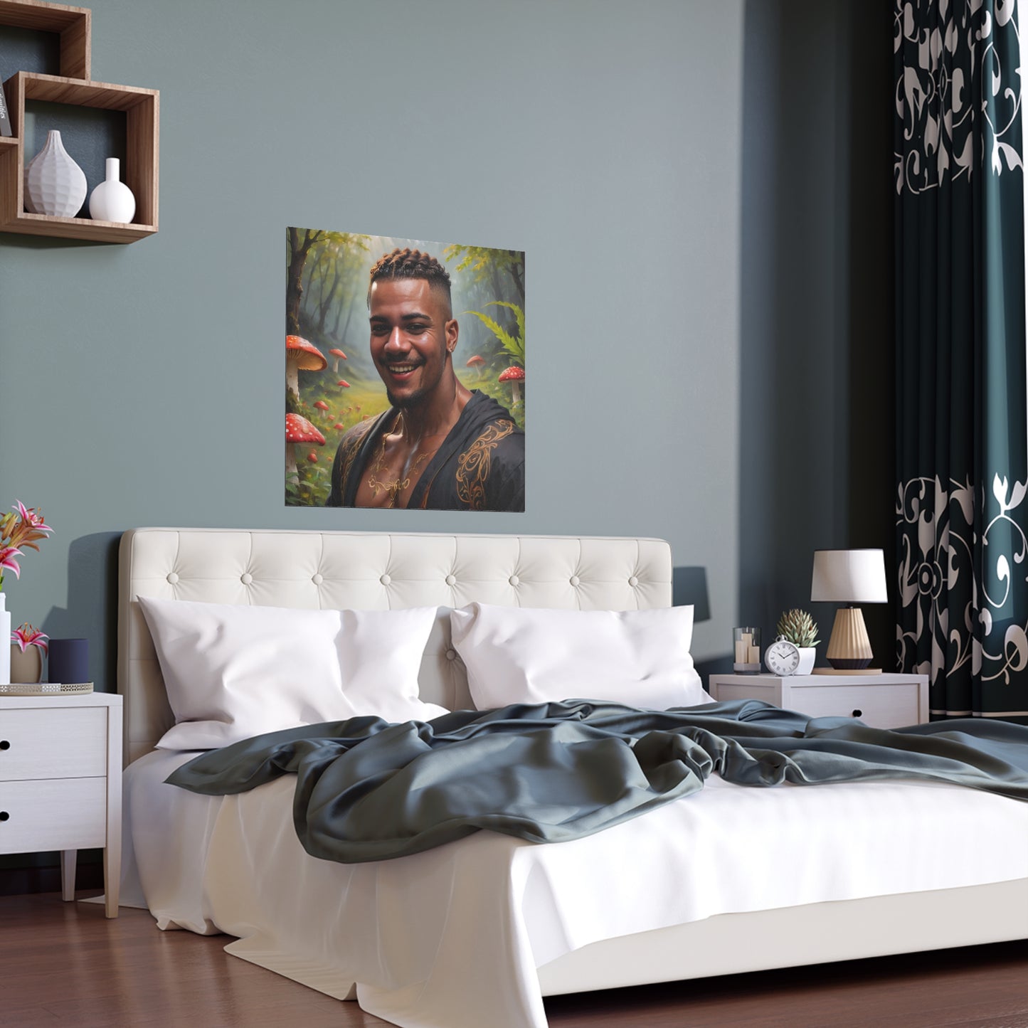 Indoor and Outdoor Silk Posters (Square 46)