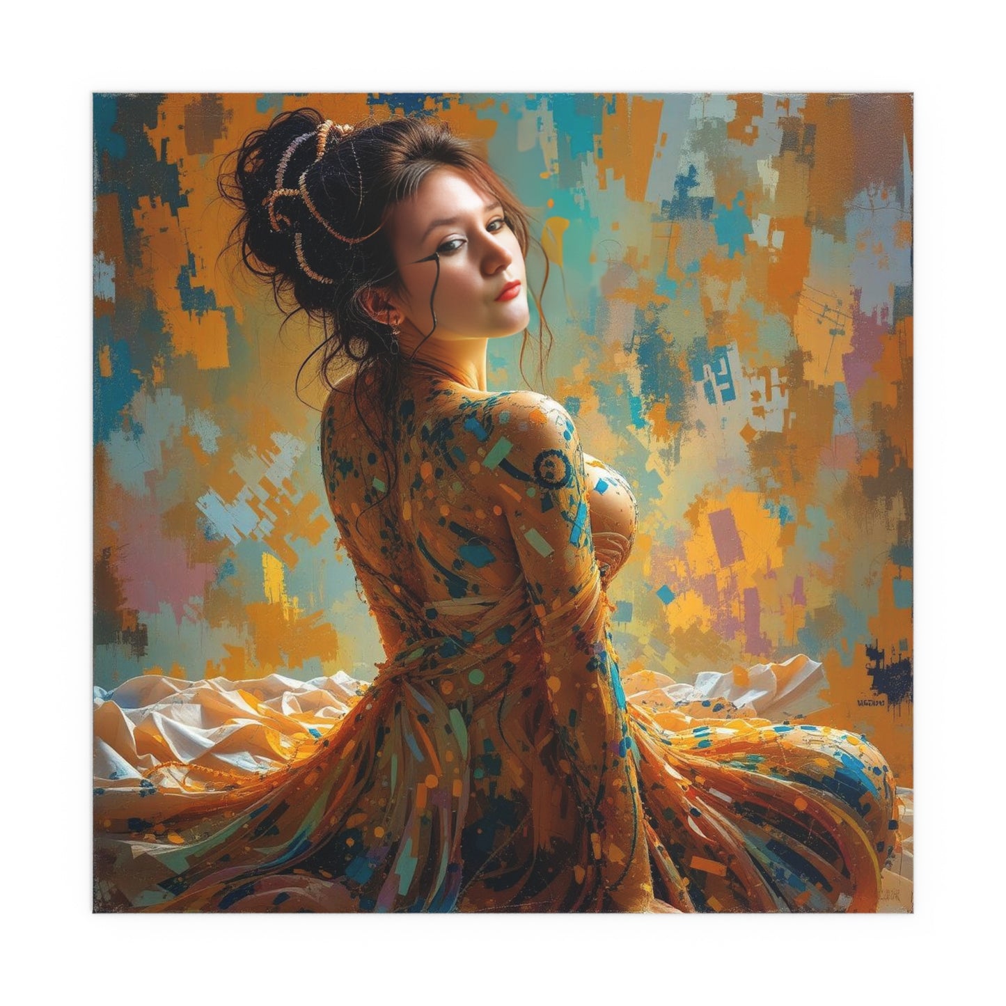 Indoor and Outdoor Silk Posters (Square 39)