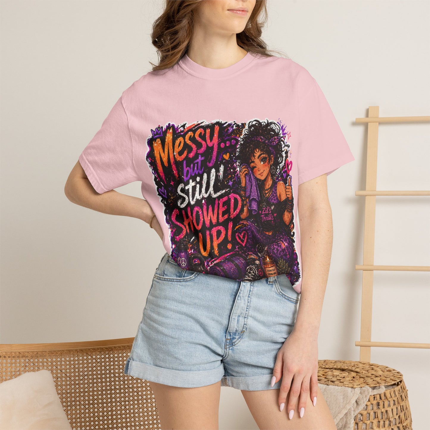 Messy Showed Up Tee