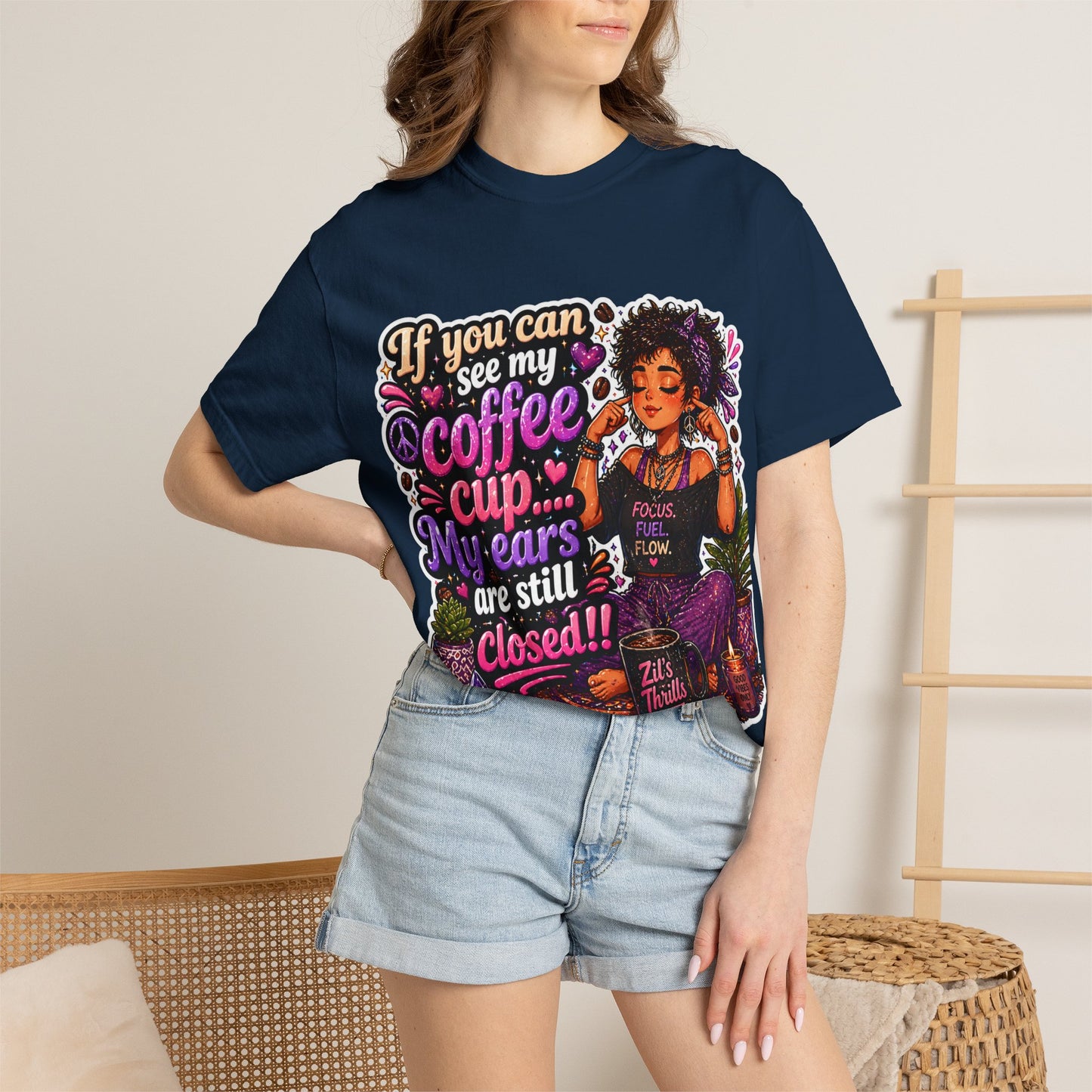 Coffee First, Then Words Tee
