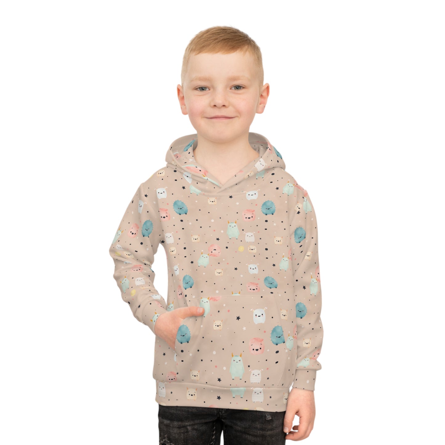 Peachy Pocket Pals Youth Hoodie