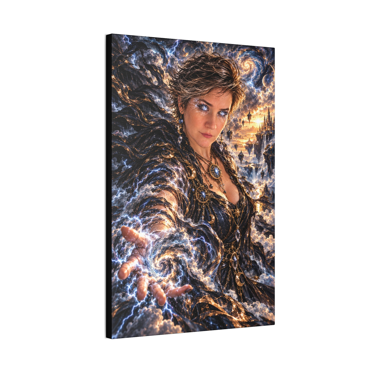 Become the Storm – Powerful Lightning Fantasy Art Print