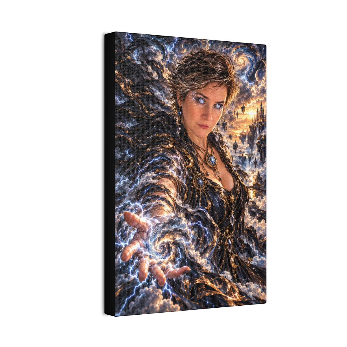 Become the Storm – Powerful Lightning Fantasy Art Print