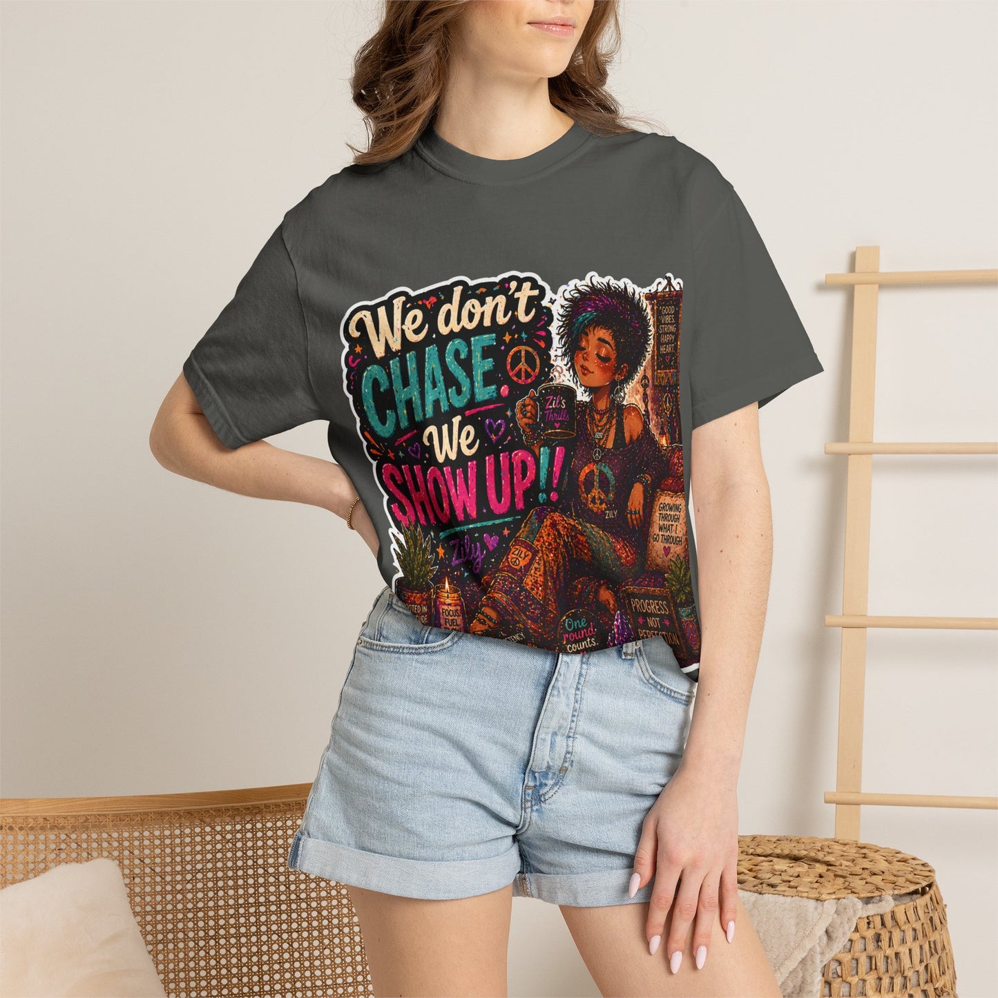Show Up Over Chase Tee