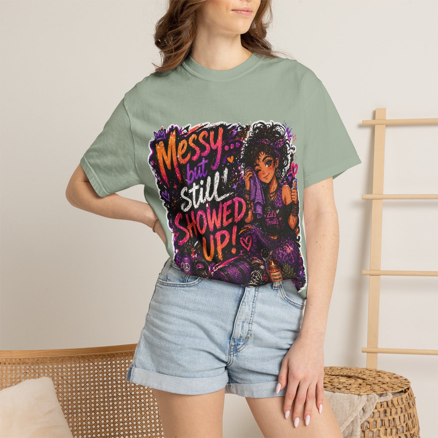 Messy Showed Up Tee