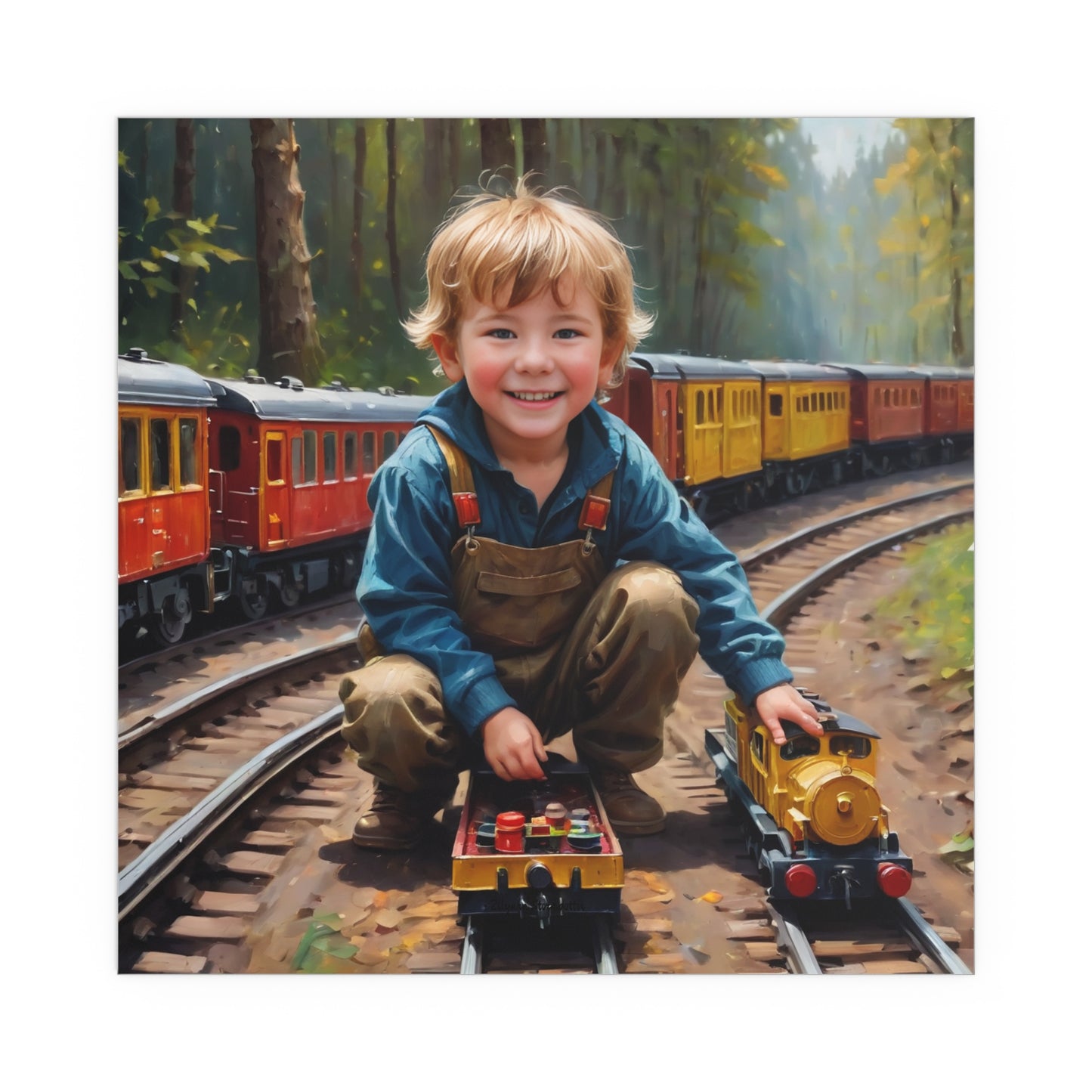 Indoor and Outdoor Silk Posters (Square 42)