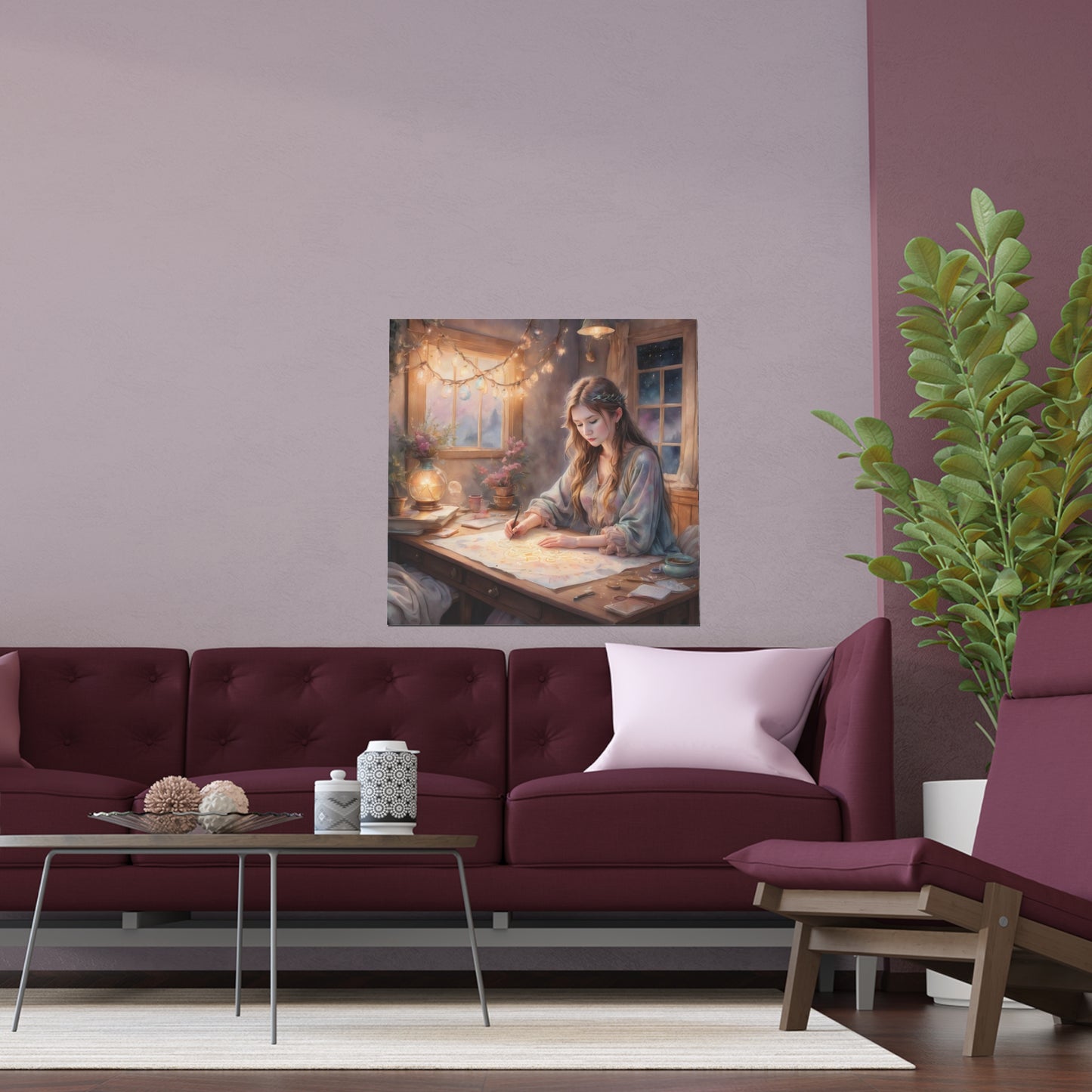 Indoor and Outdoor Silk Posters (Square 43)