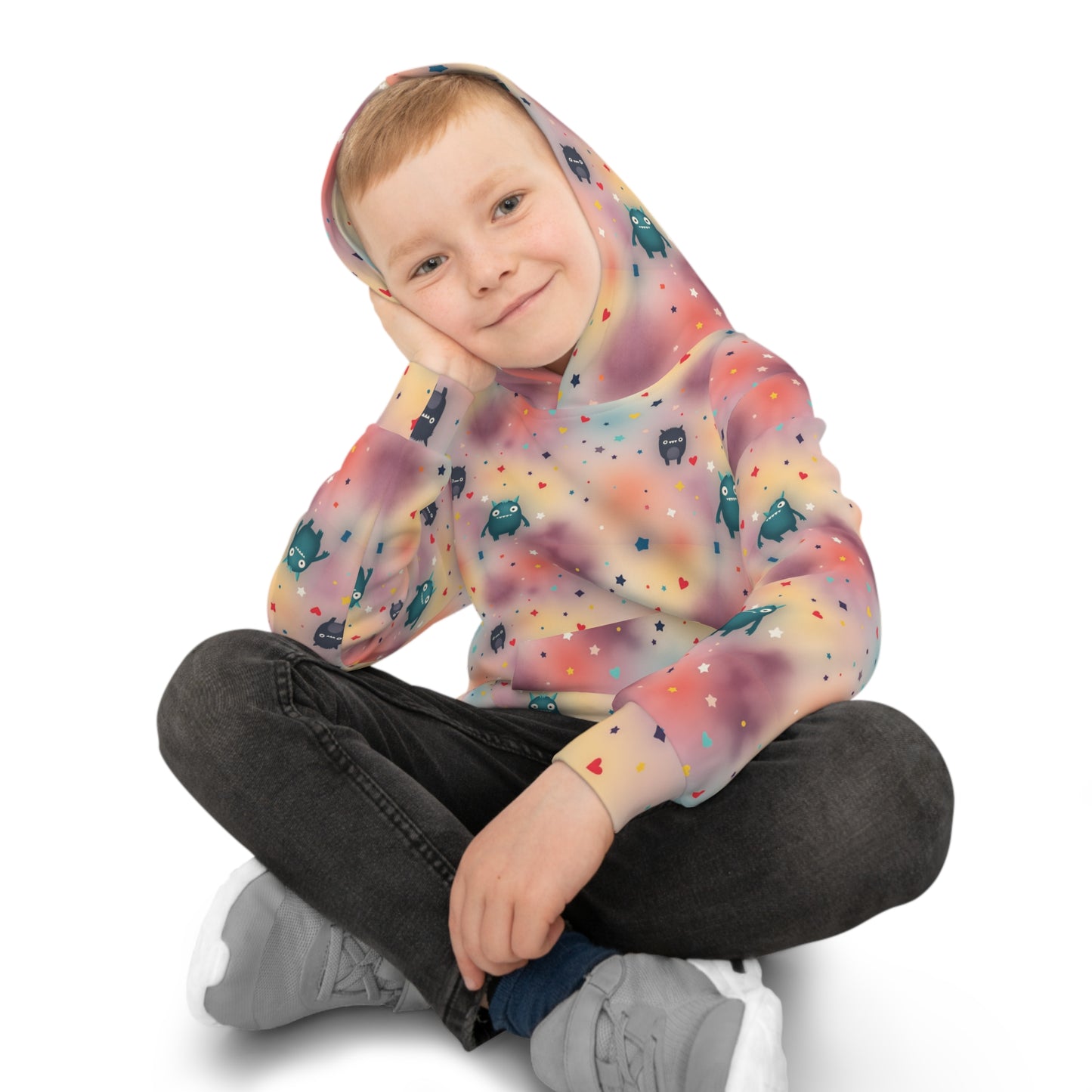 Pastel Monster Stardust Youth Hoodie
