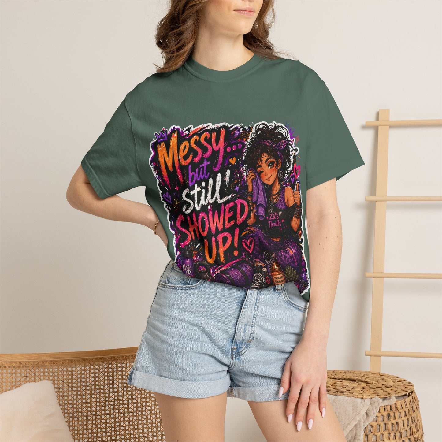 Messy Showed Up Tee