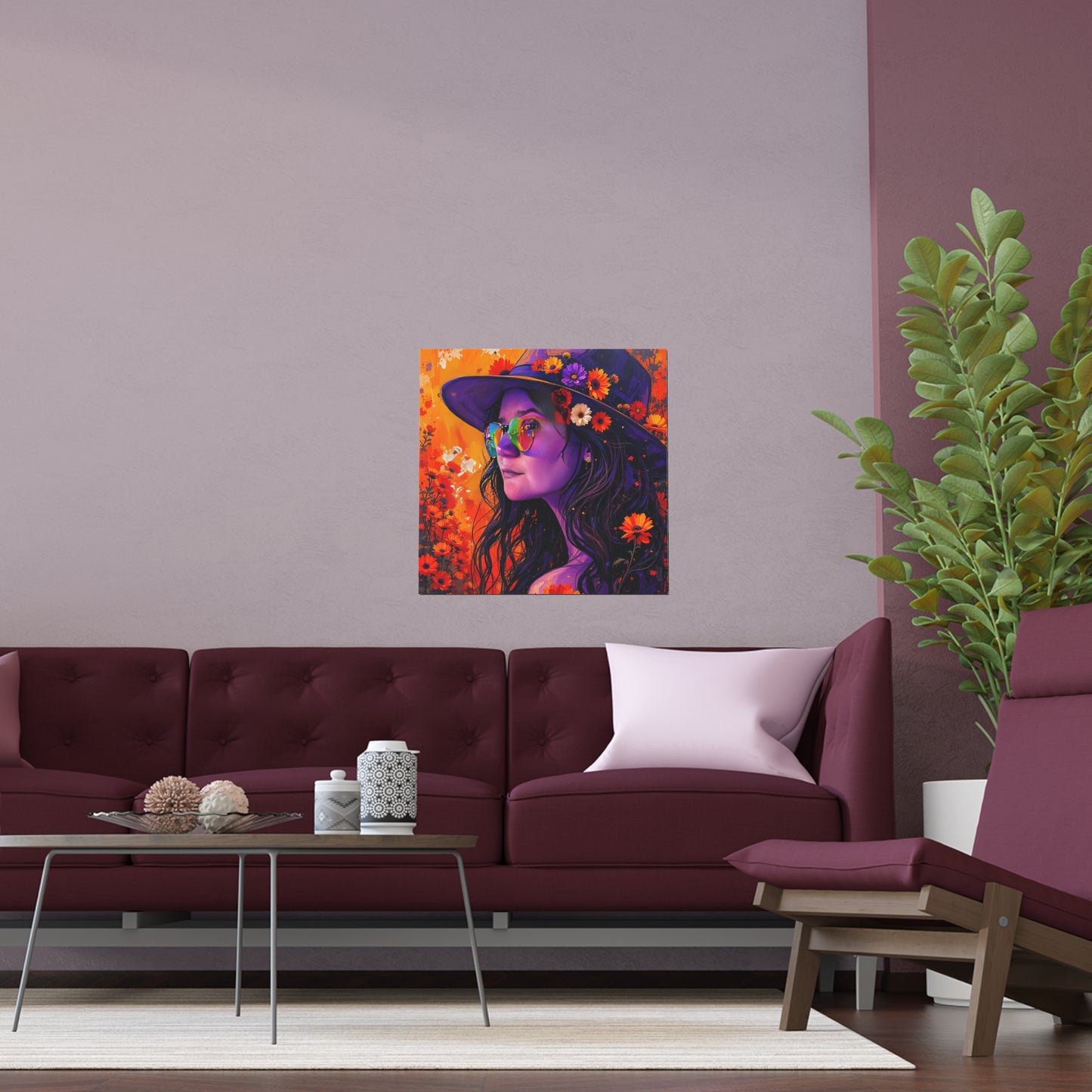 Indoor and Outdoor Silk Posters (Square 36)