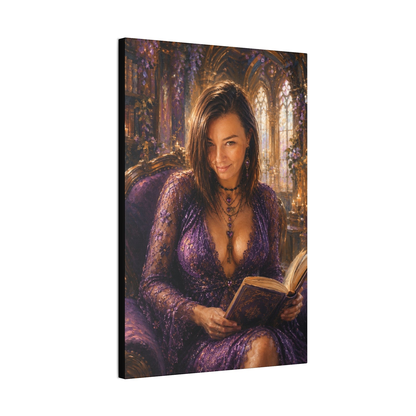 A Little Bedtime Magic – Dark Academia Book Lover Art Print