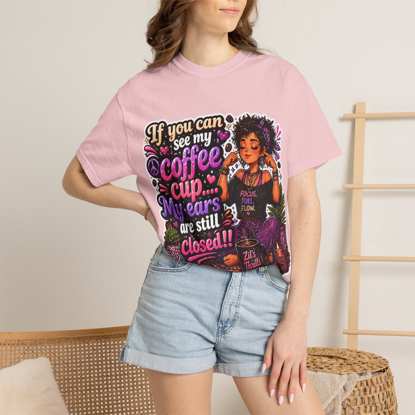 Coffee First, Then Words Tee