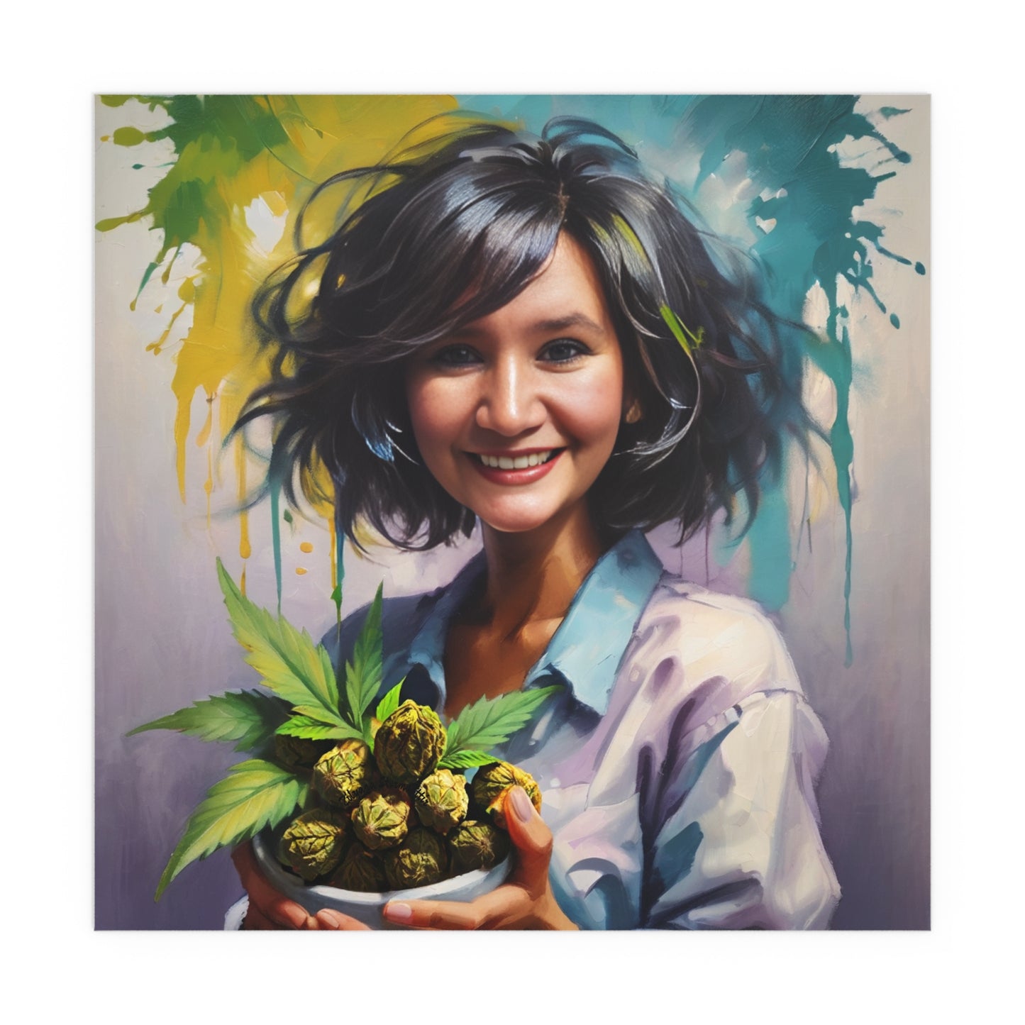 Indoor and Outdoor Silk Posters (Square 35)