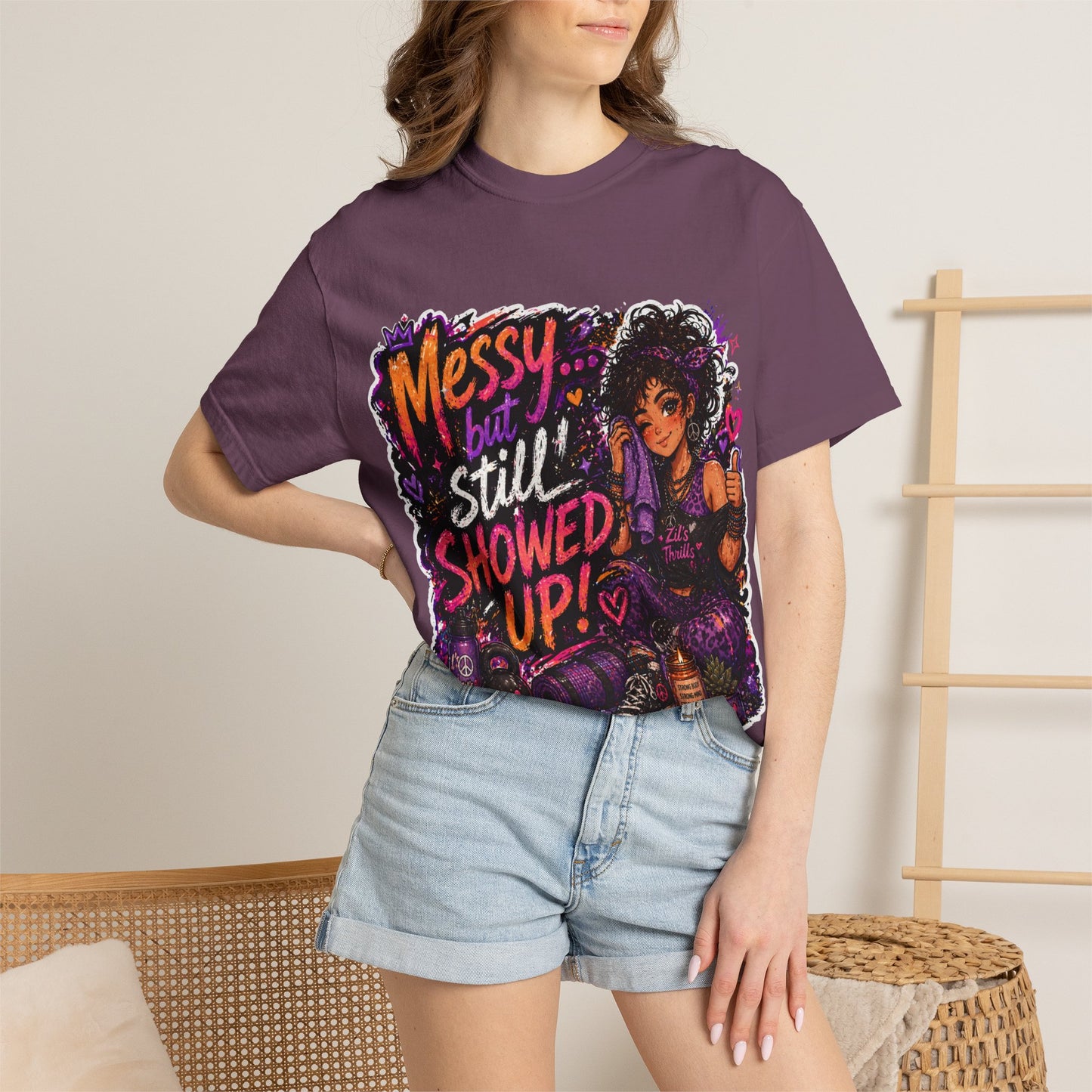 Messy Showed Up Tee
