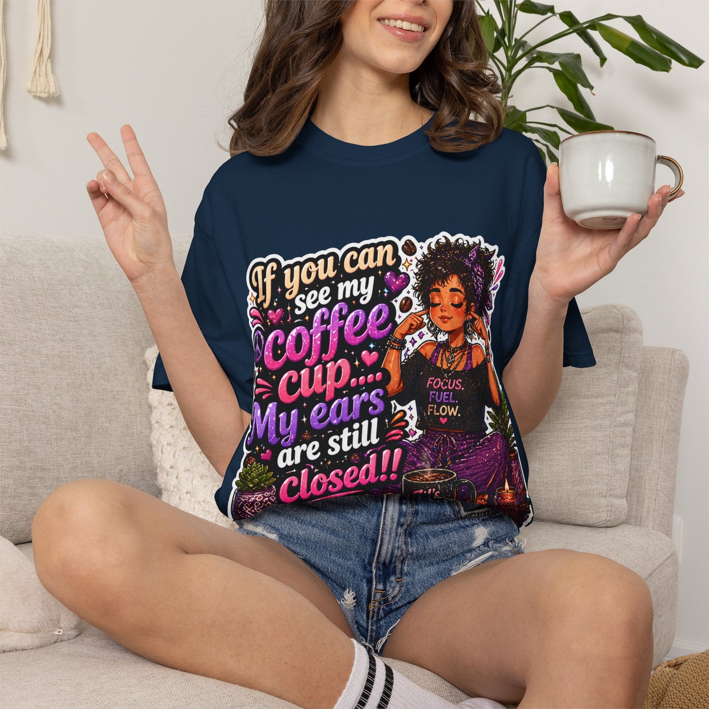 Coffee First, Then Words Tee