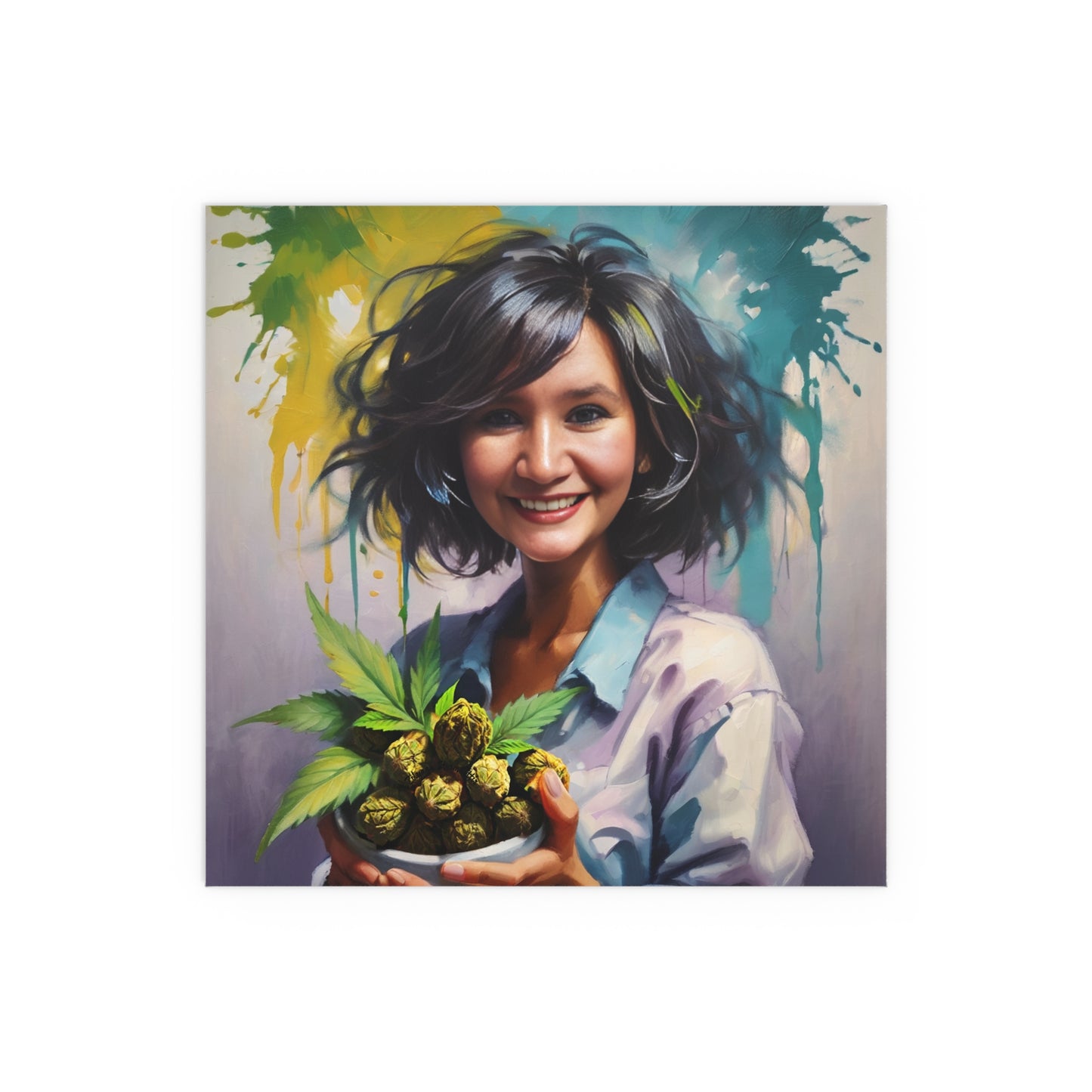 Indoor and Outdoor Silk Posters (Square 35)