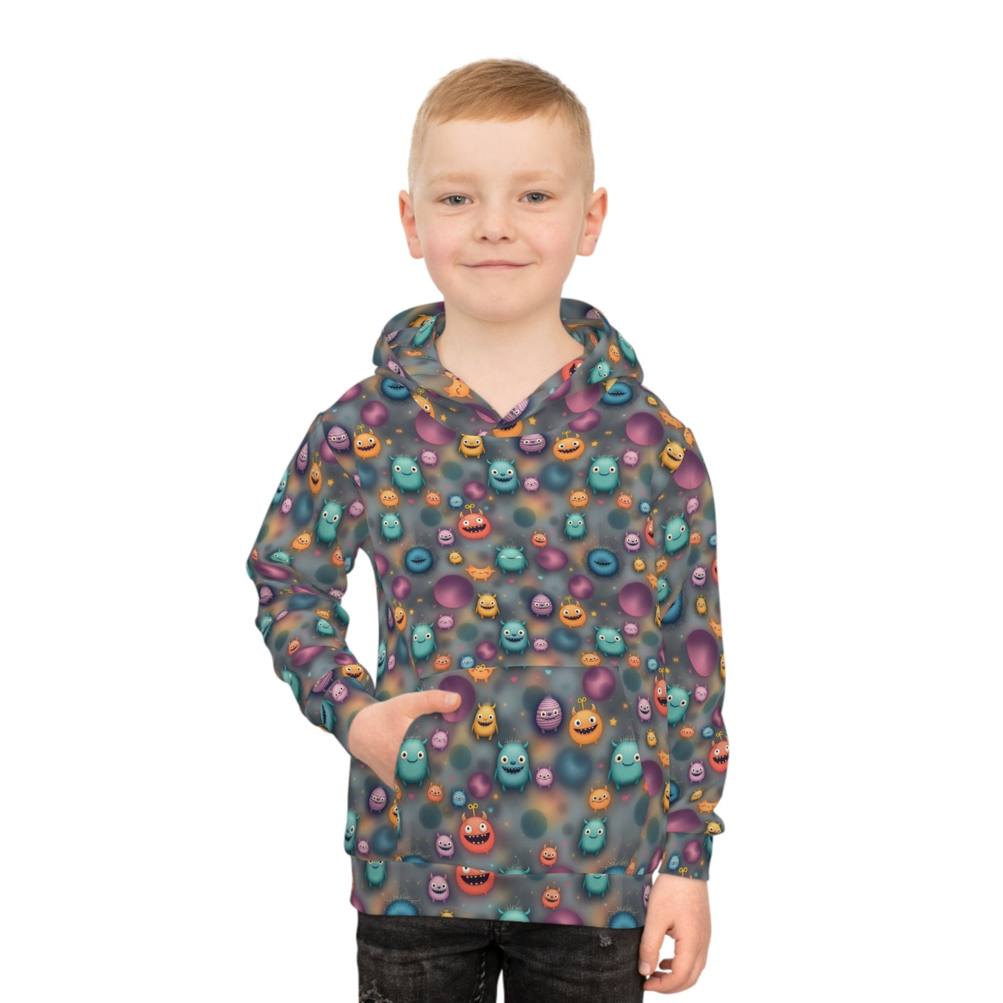 Cosmic Bubble Monster Bash Youth Hoodie