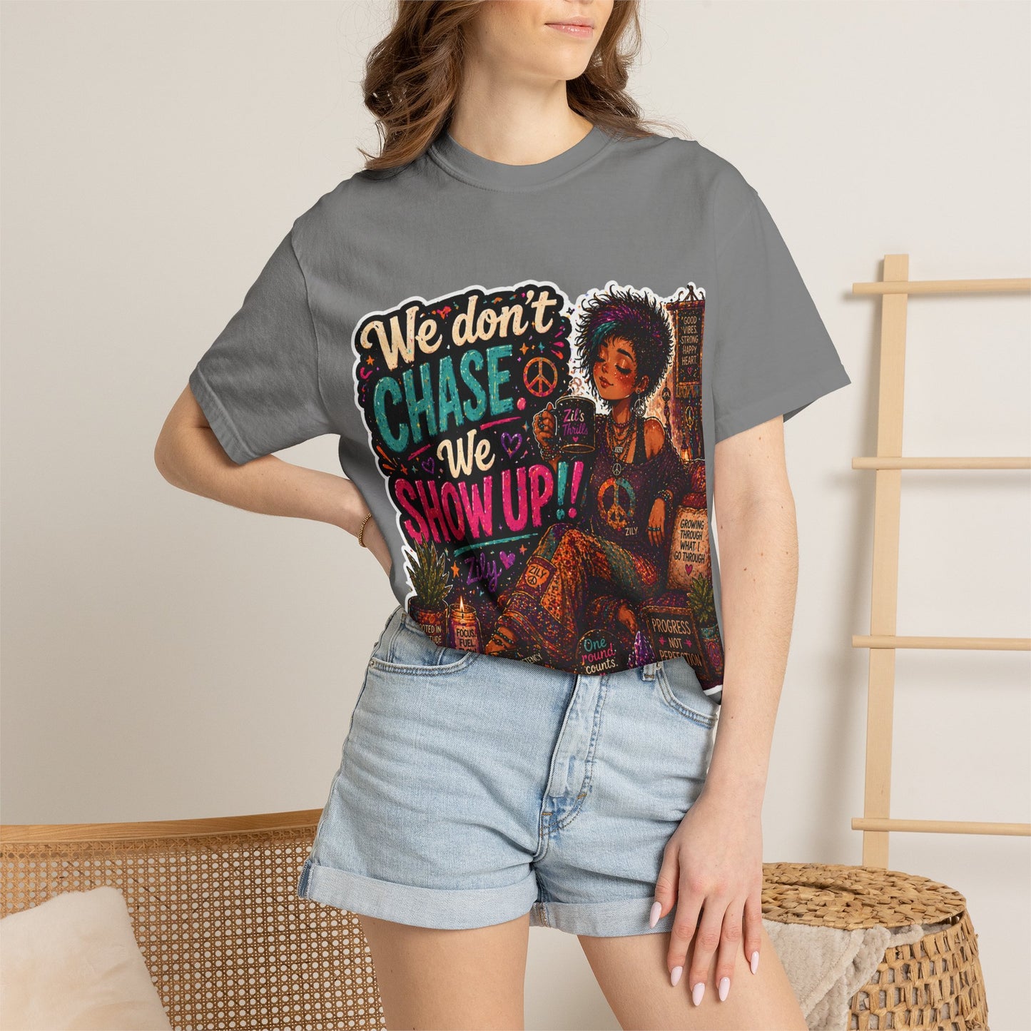 Show Up Over Chase Tee