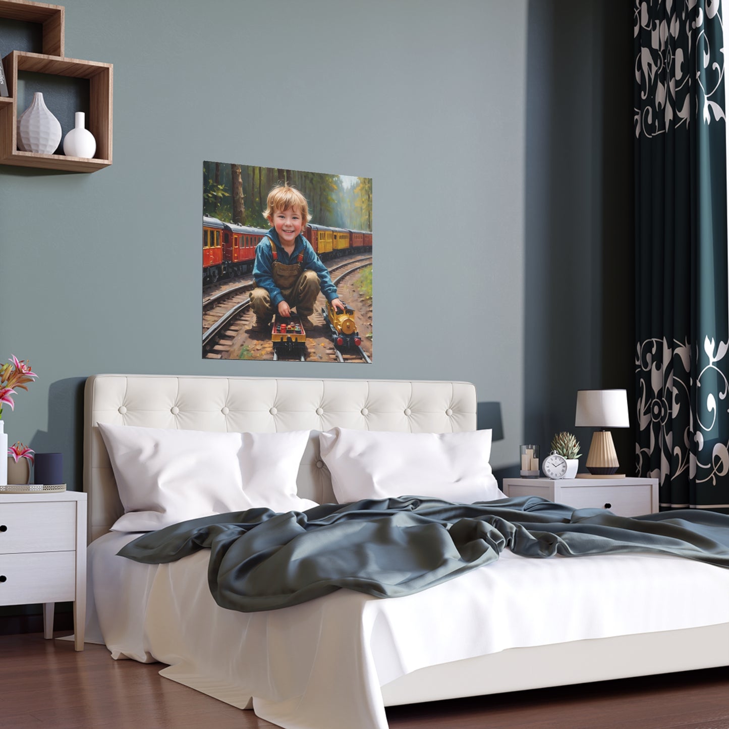 Indoor and Outdoor Silk Posters (Square 42)