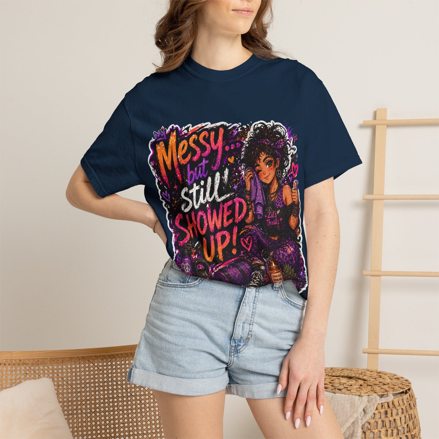 Messy Showed Up Tee