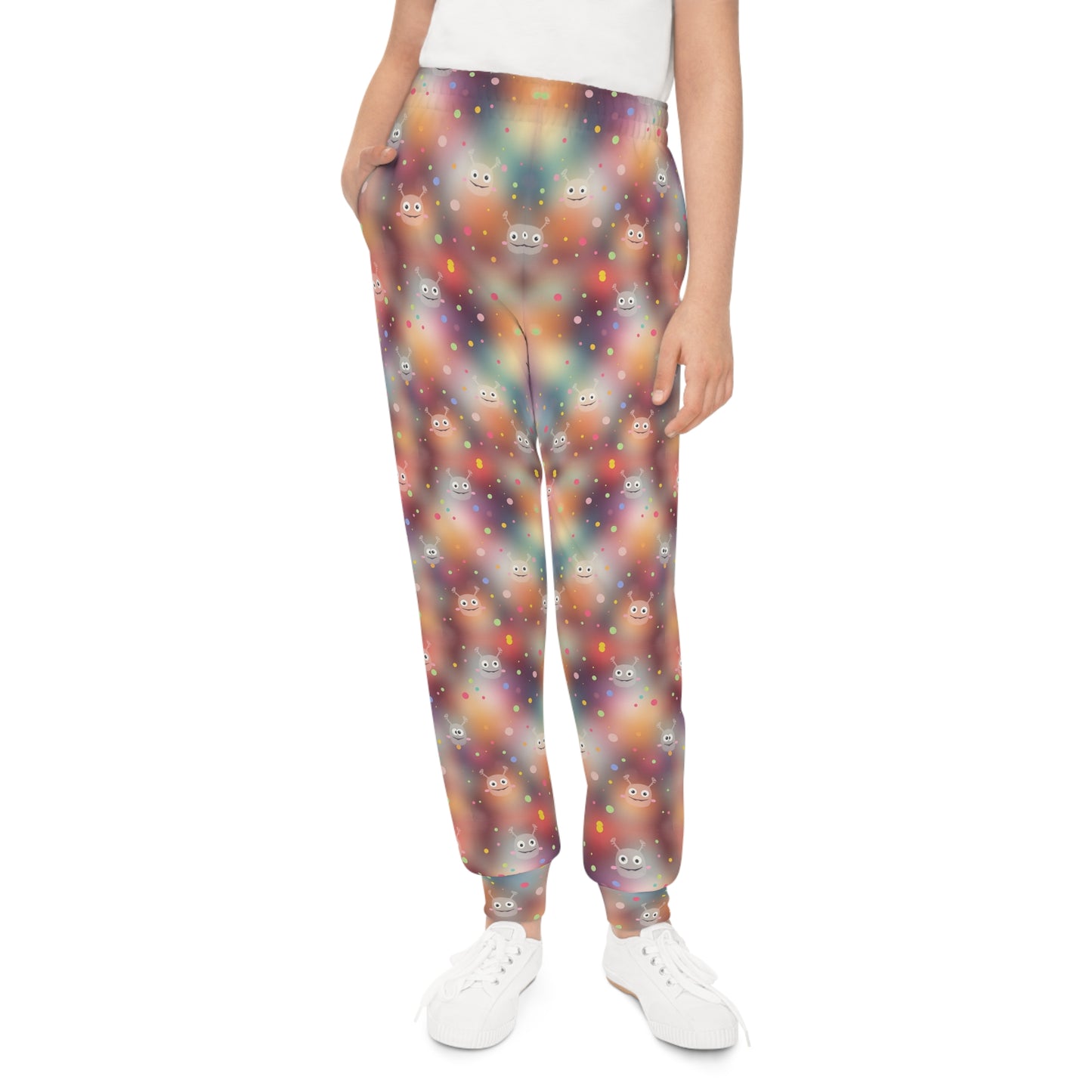 Cosmic Sprinkle Bots Monster Youth Joggers