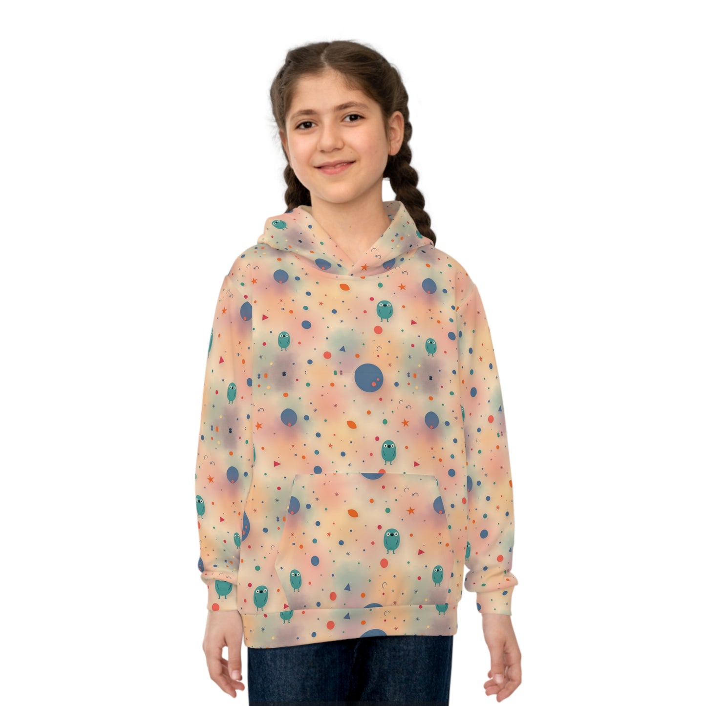 Peachy Planet Pals Youth Hoodie