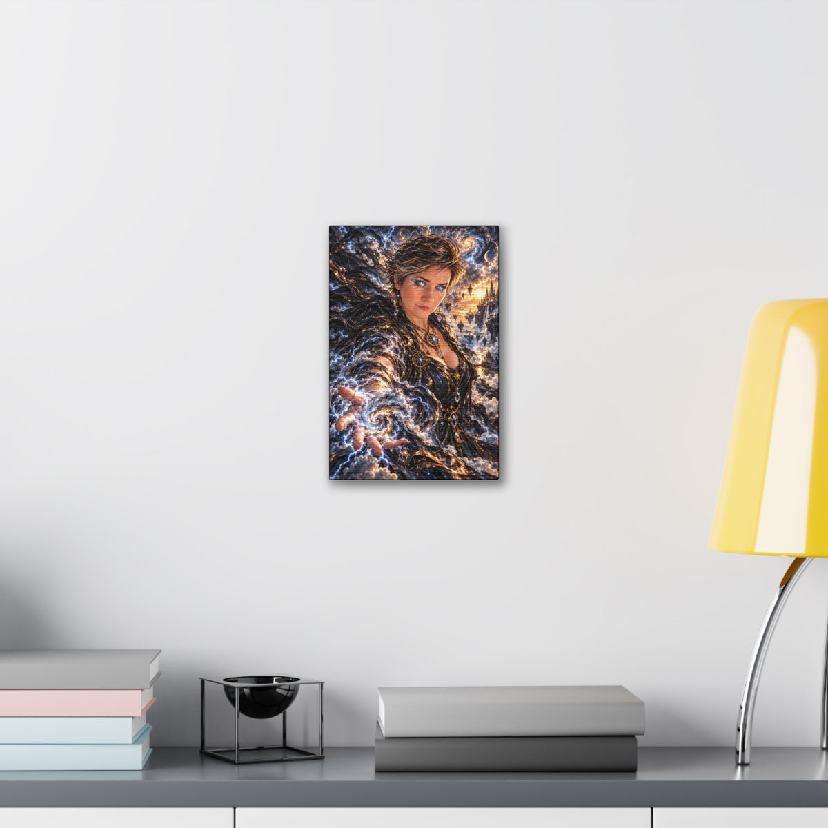 Become the Storm – Powerful Lightning Fantasy Art Print
