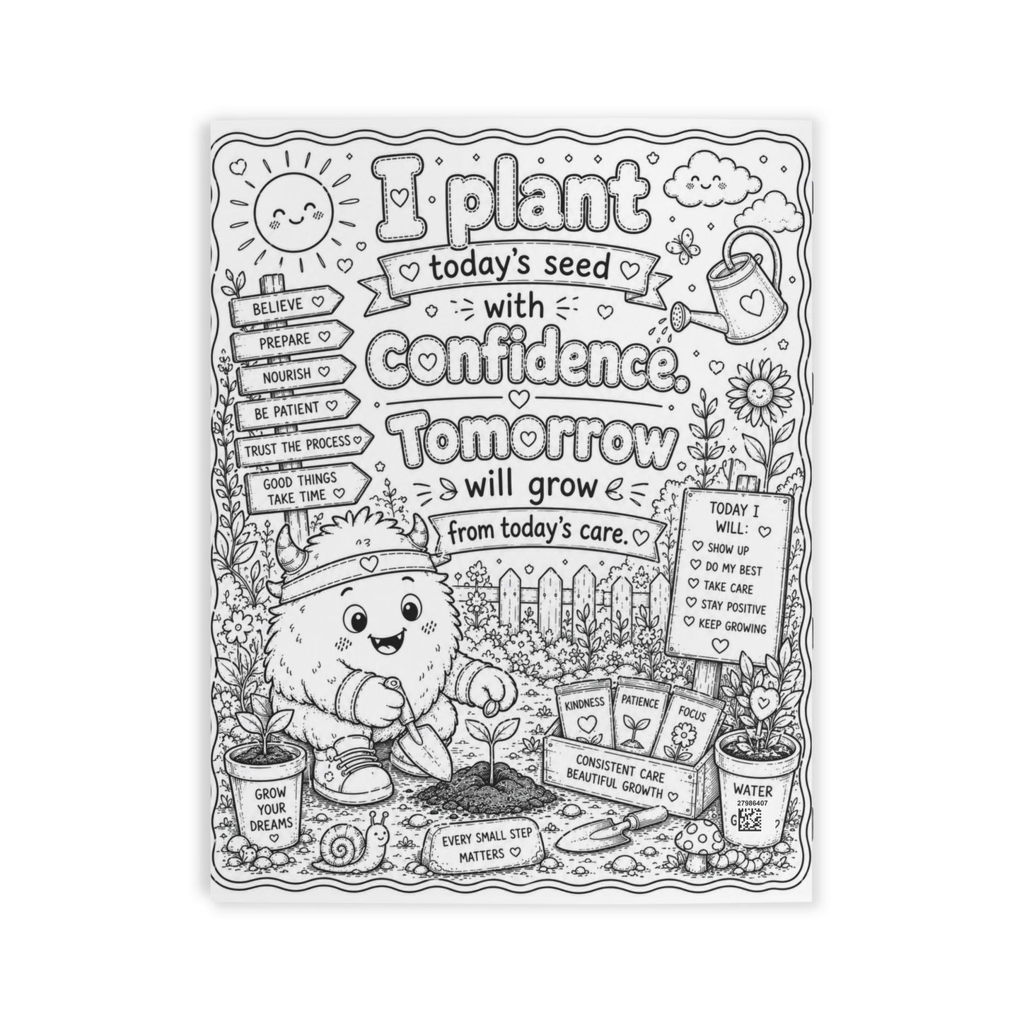 Mantra Monster Coloring Book