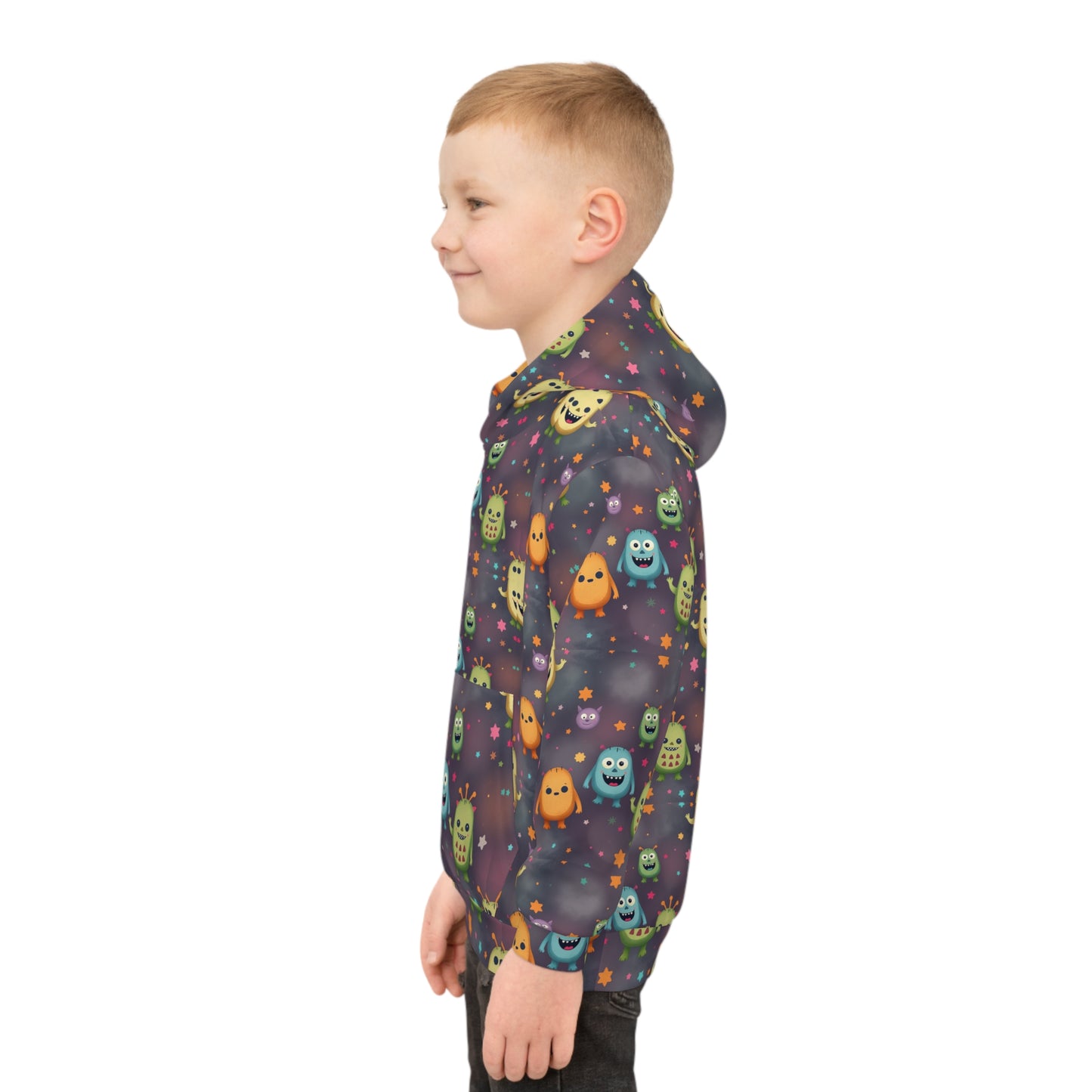 Starry Monster Mischief Youth Hoodie