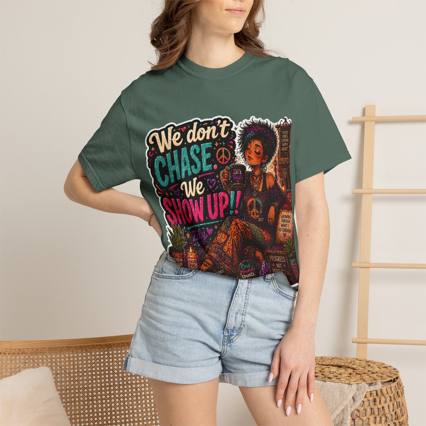 Show Up Over Chase Tee