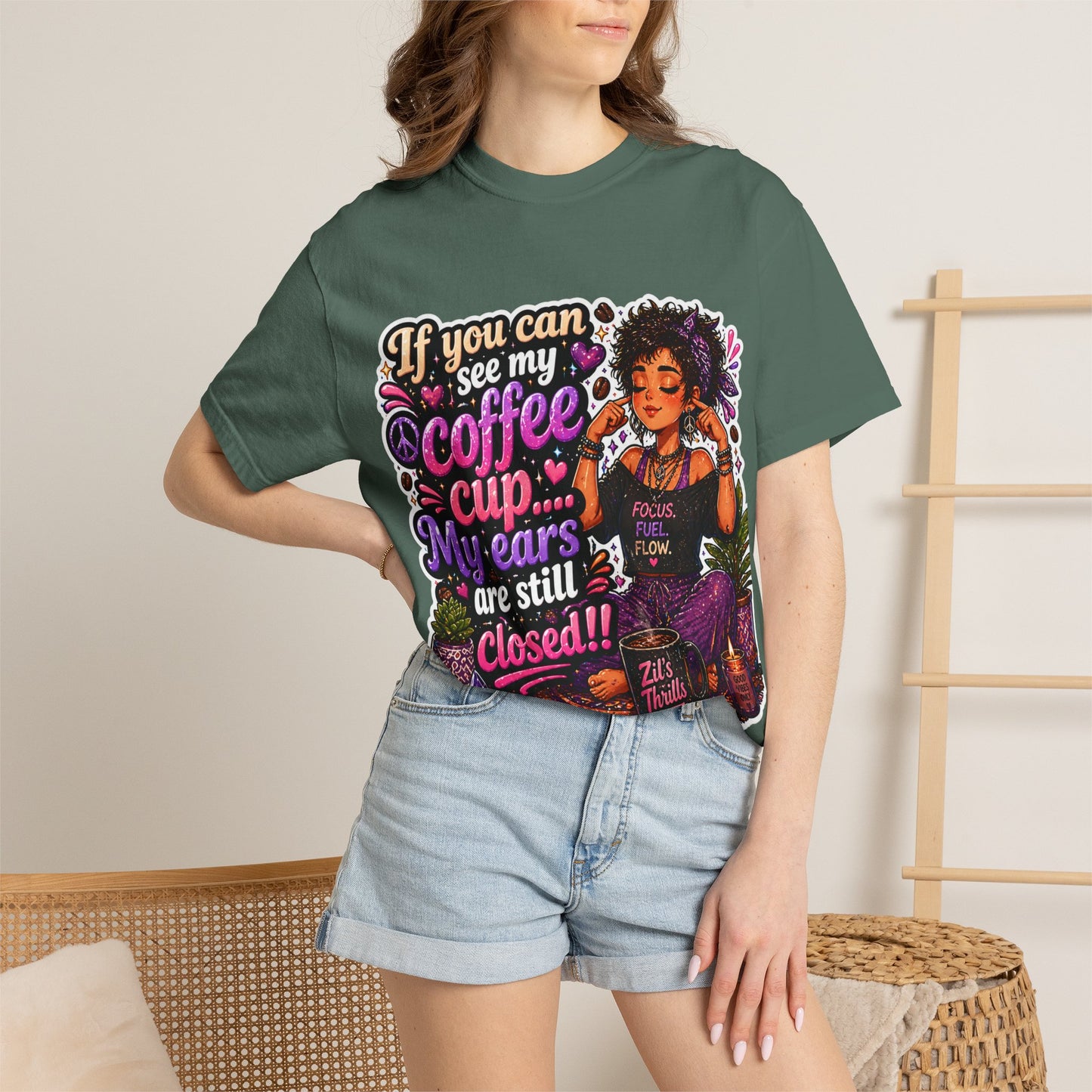 Coffee First, Then Words Tee