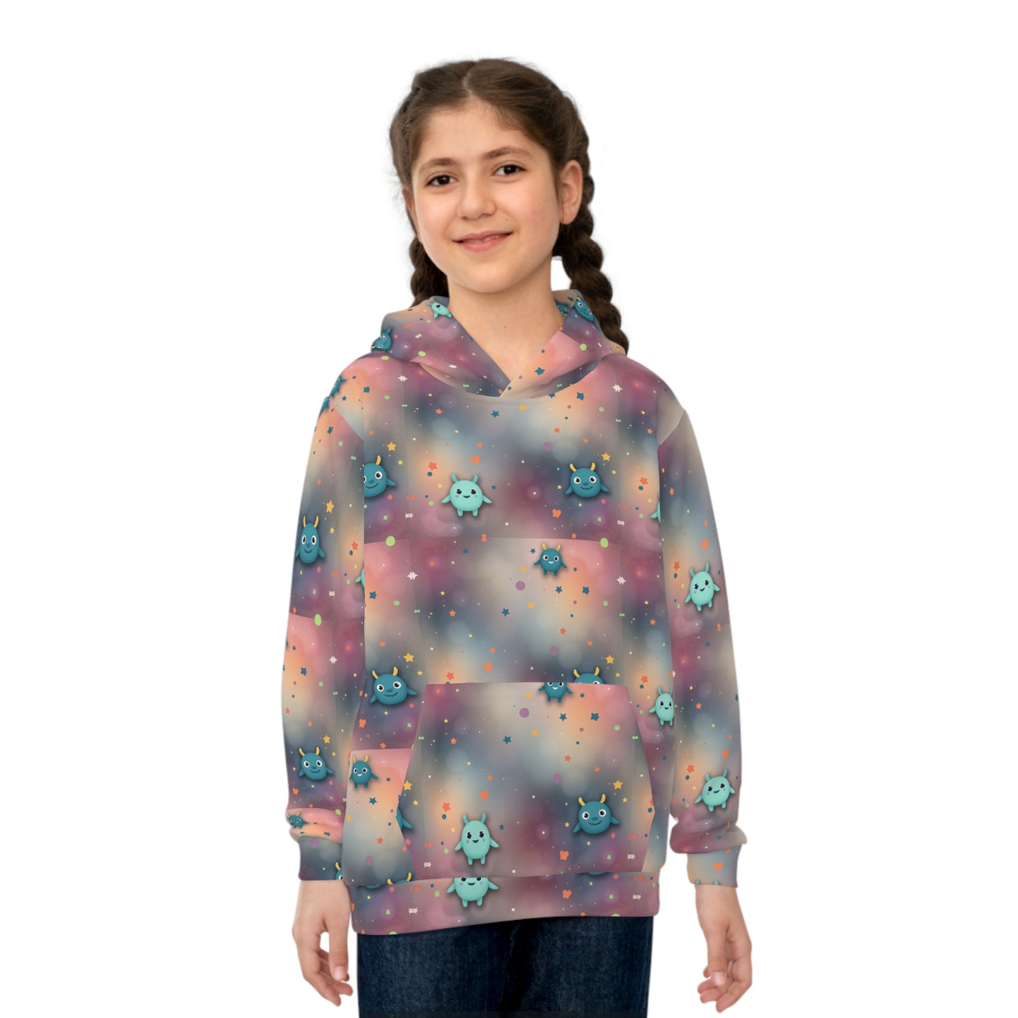 Cosmic Critter Cloud Youth Hoodie