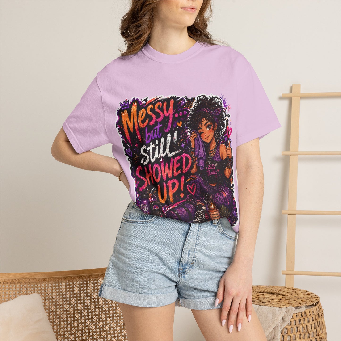 Messy Showed Up Tee