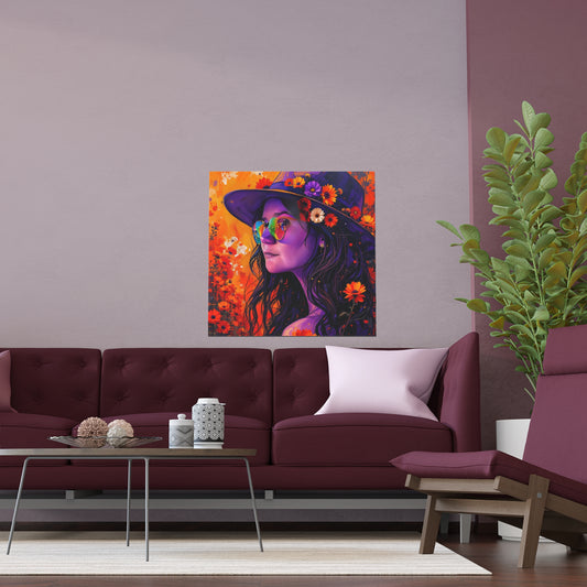 Indoor and Outdoor Silk Posters (Square 36)