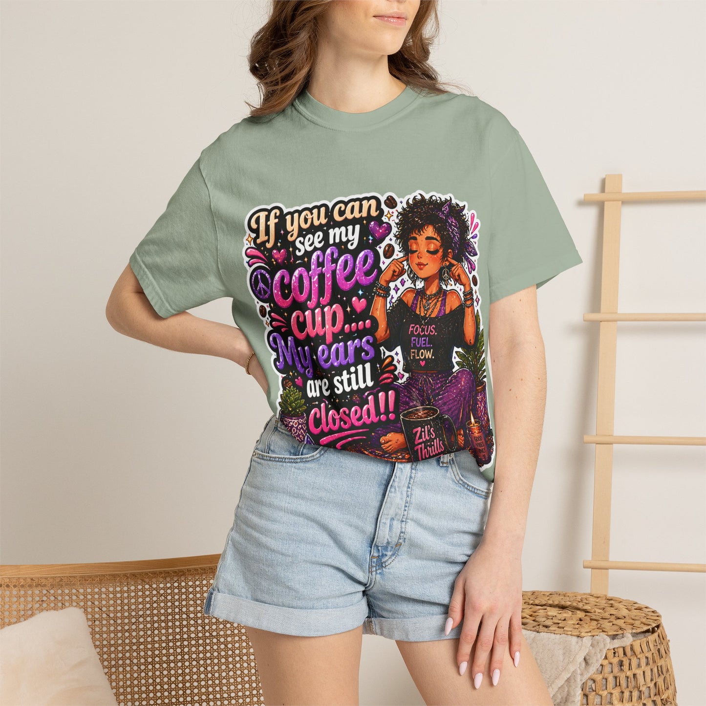 Coffee First, Then Words Tee
