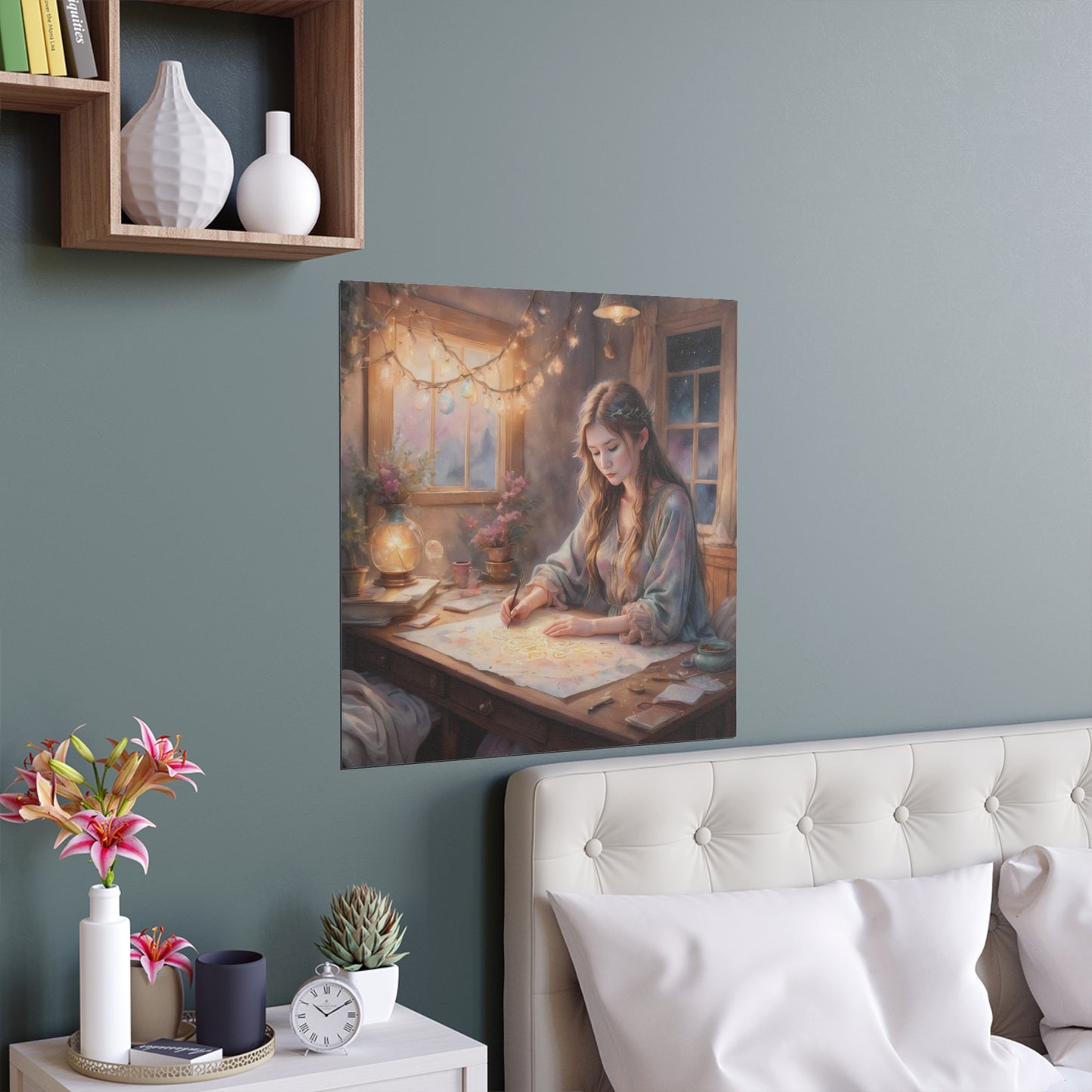 Indoor and Outdoor Silk Posters (Square 43)