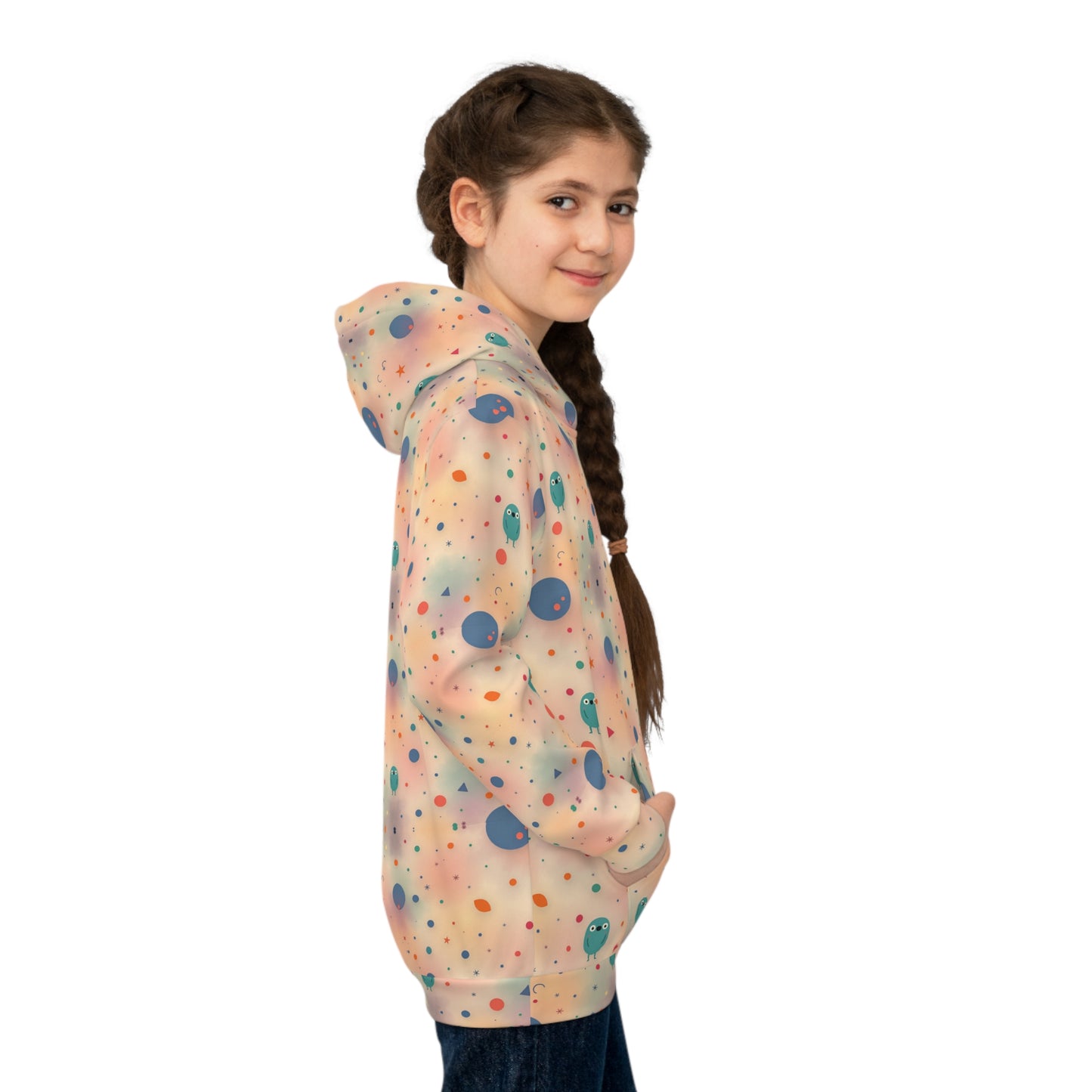 Peachy Planet Pals Youth Hoodie
