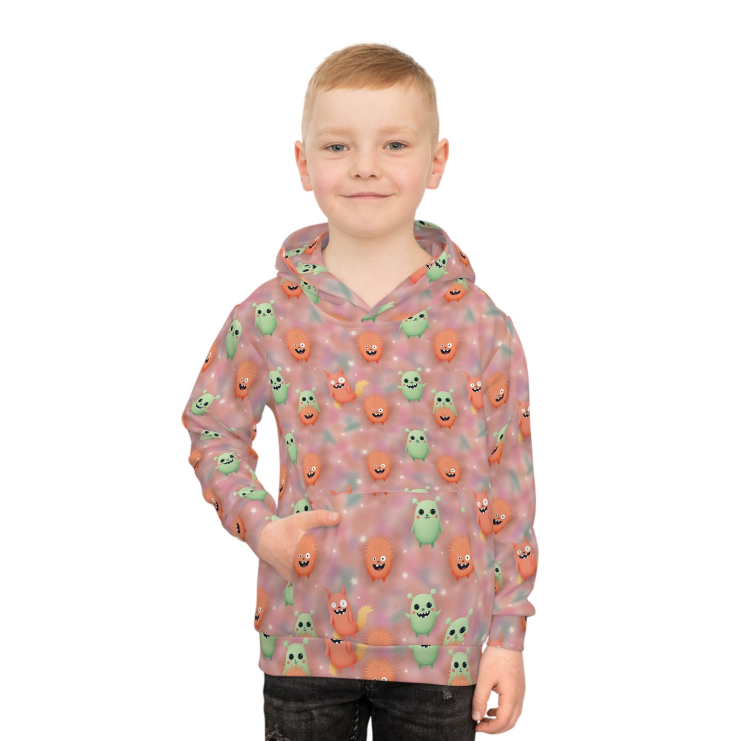 Peachy Monster Parade Youth Hoodie