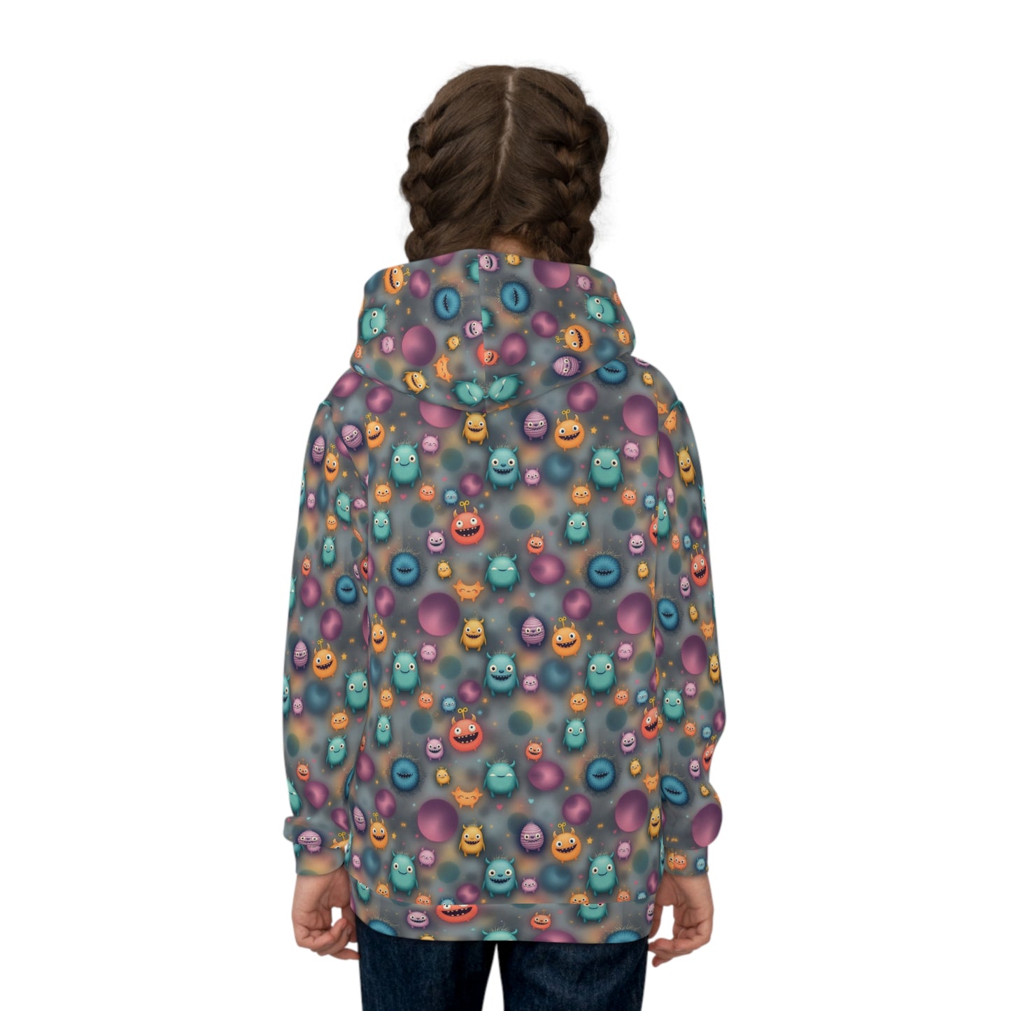 Cosmic Bubble Monster Bash Youth Hoodie