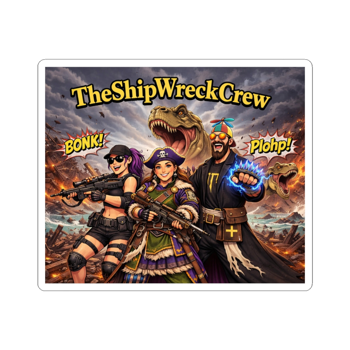 TheShipWreckCrew Twitch Gaming Sticker