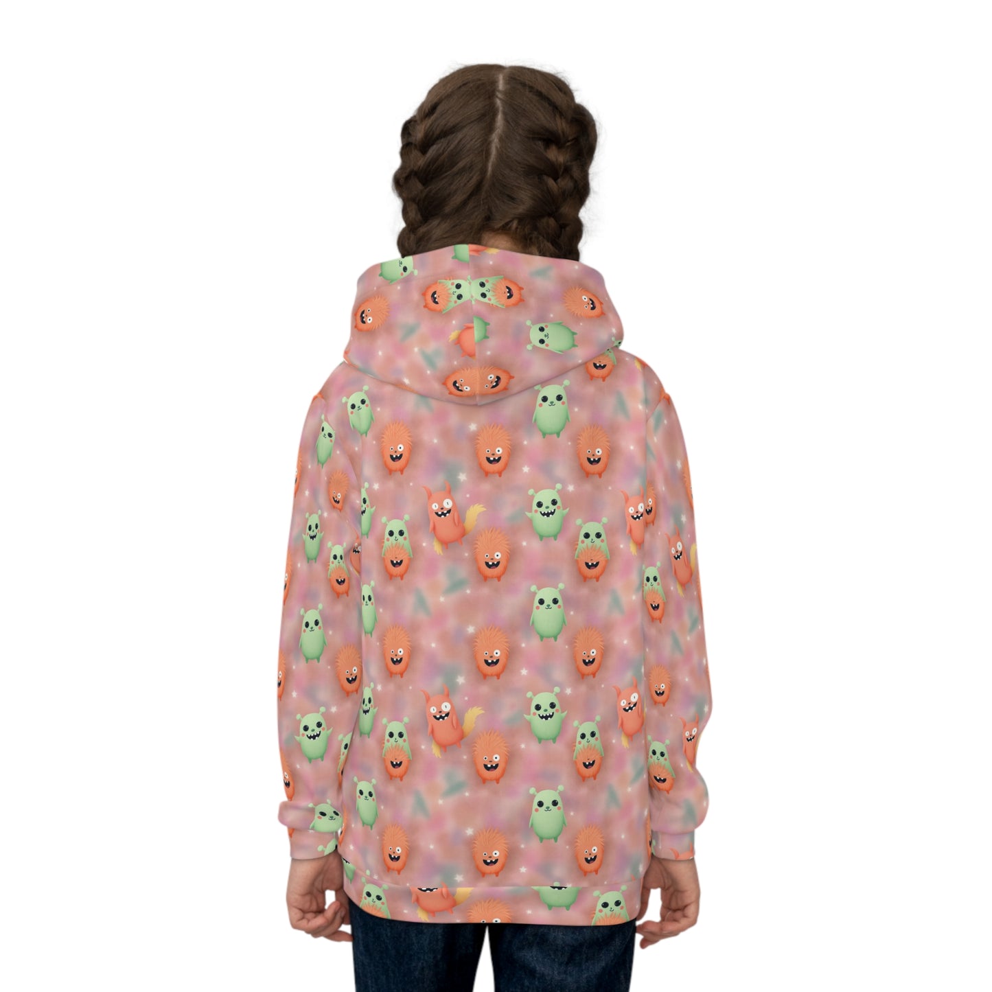 Peachy Monster Parade Youth Hoodie