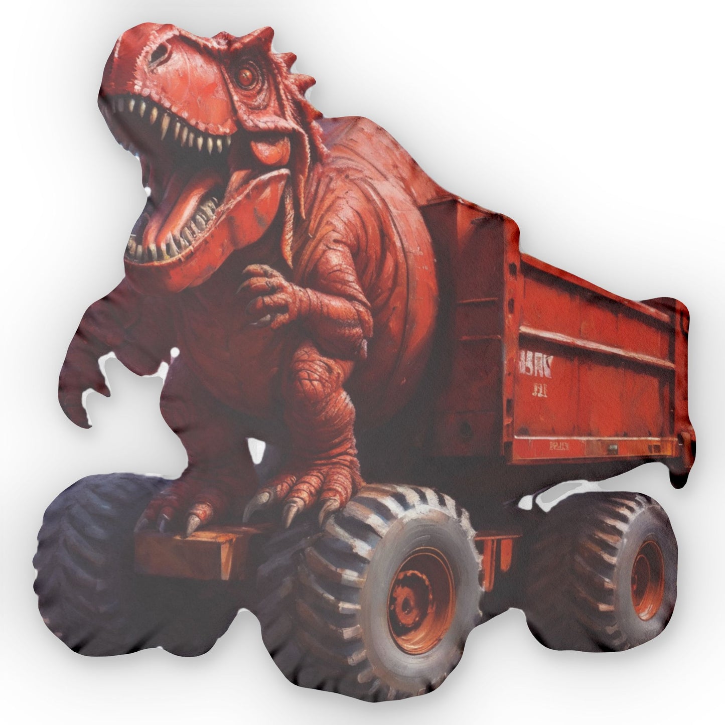 Dino Truck Pillow (RexTruck)
