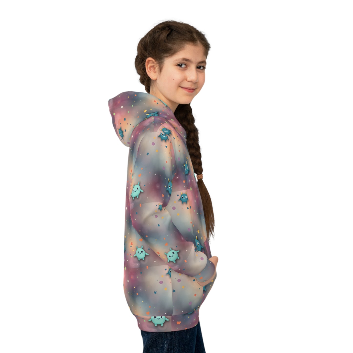 Cosmic Critter Cloud Youth Hoodie